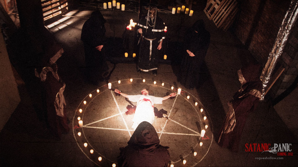 Celebrity satanic ritual fan image